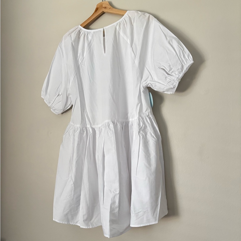 Hill House White Poplin Peplum Top - Picture 5 of 8